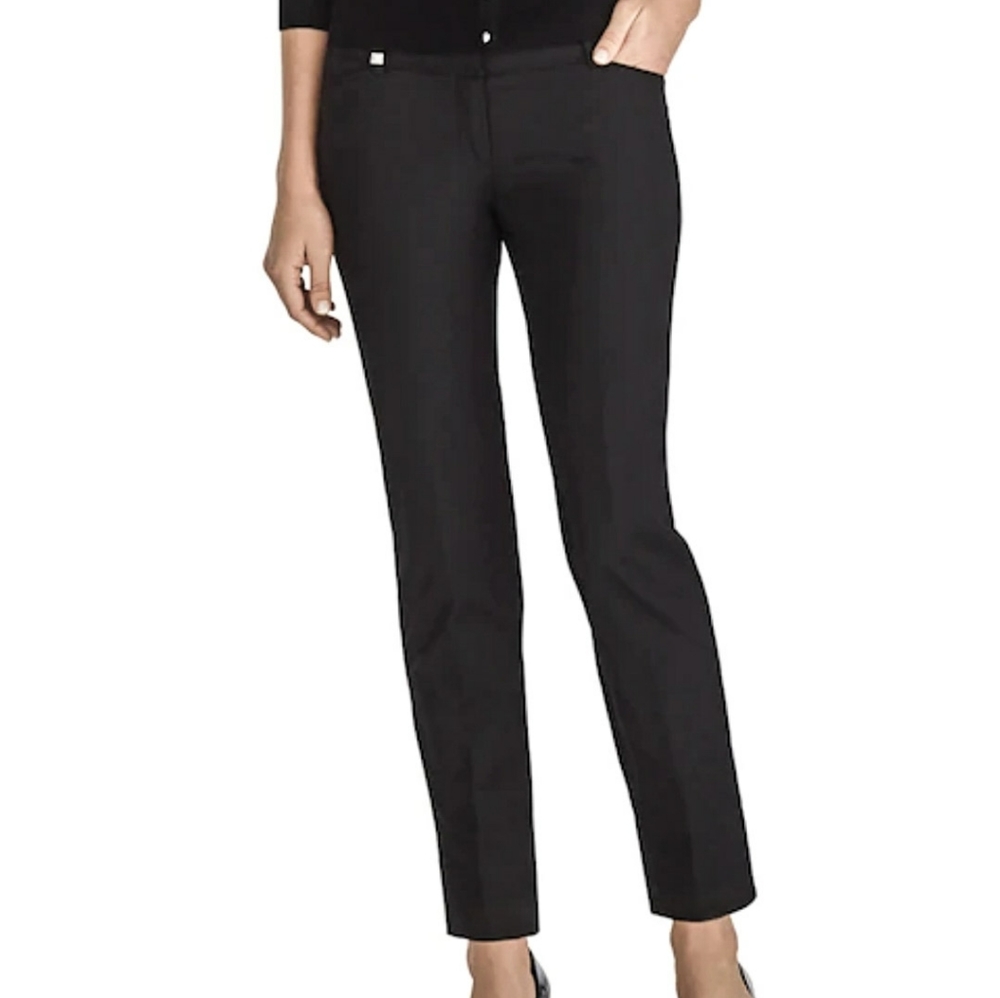 WHBM Perfect Form Slim Ankle Pants - 14R - Black